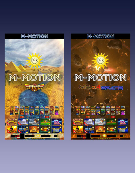 M-MOTION 2-in-1 V23 - Zwei Display-Varianten: M-MOTION FIVE und M-MOTION MEGA SPACE